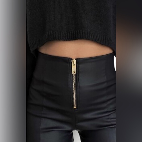 All Things Golden Second Skin Vegan Faux Leather Pant Size XS - Picture 3 of 9